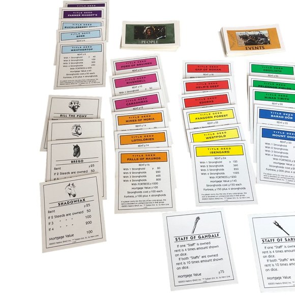 Monopoly Lord of the Rings Trilogy Edition Replacement Board Game Parts Pieces - Picture 3 of 8